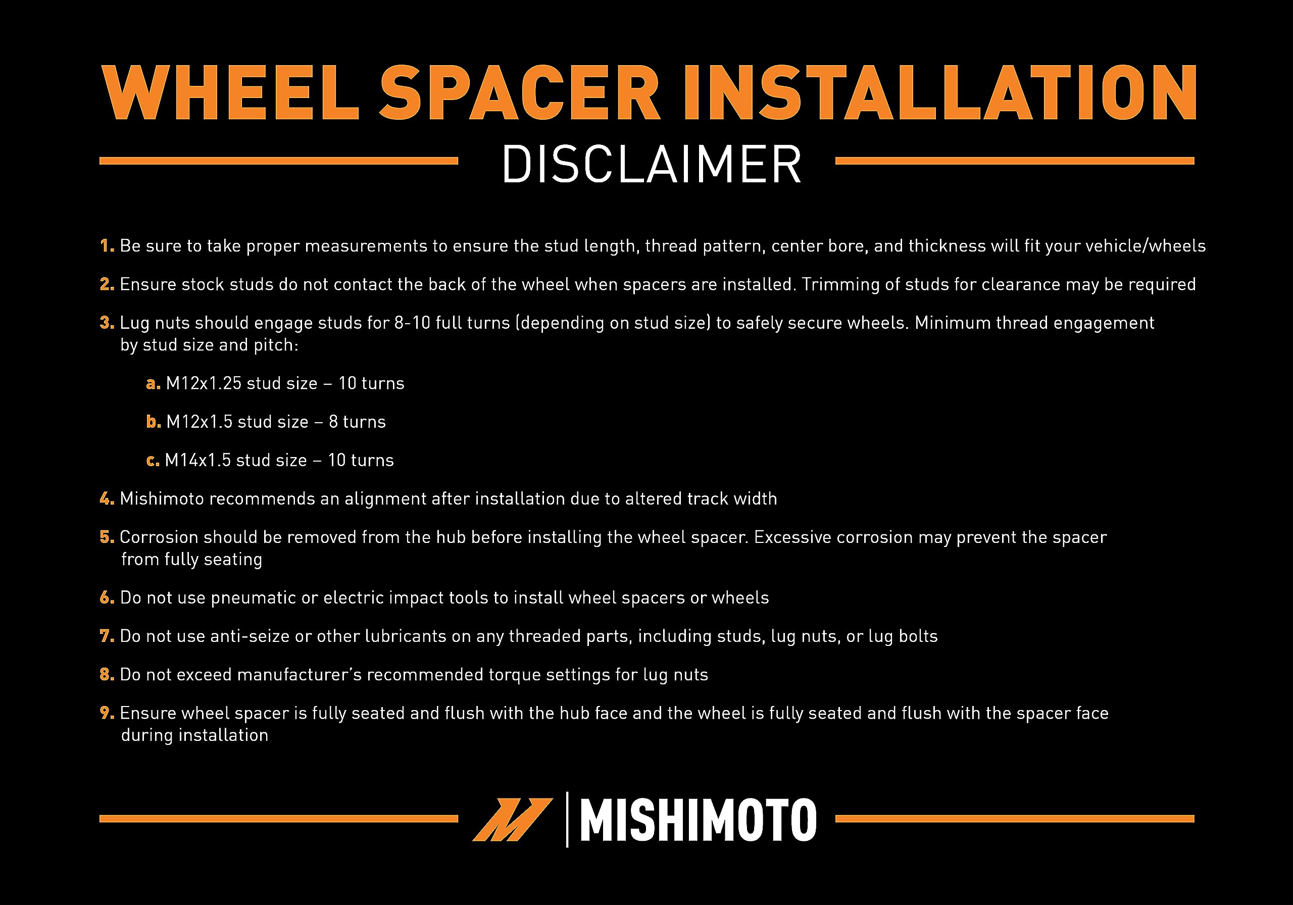 Mishimoto Borne Off-Road 8X165.1 Wheel Spacers, Compatible with RAM Cummins 6.7L, 2019+, 2" Thick, Black - Image 7