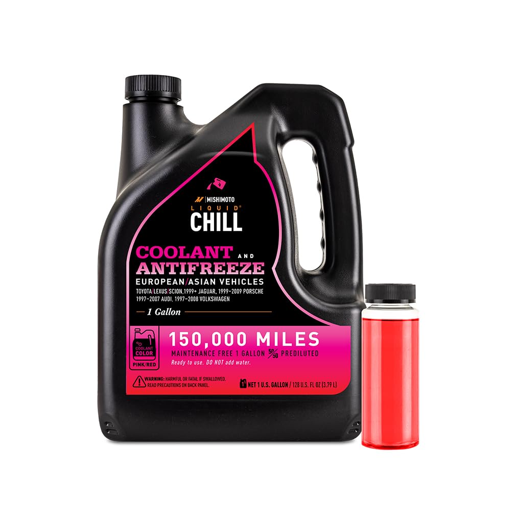 Mishimoto Liquid Chill® OE Coolant, Pink/Red, European/Asian Vehicles, 1 Gallon - Image 3