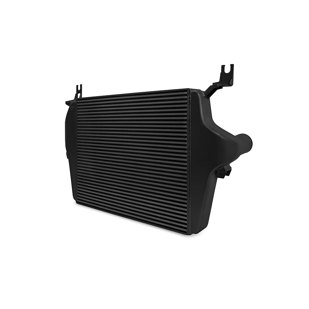 Mishimoto MMINT-F2D-99KBKBK Ford 7.3L Powerstroke Intercooler Kit, 1999-2003 Black Intercooler with Wrinkle-Black Pipes - Image 4
