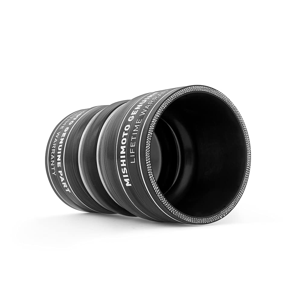 Mishimoto MMINT-F2D-99KBKBK Ford 7.3L Powerstroke Intercooler Kit, 1999-2003 Black Intercooler with Wrinkle-Black Pipes - Image 7