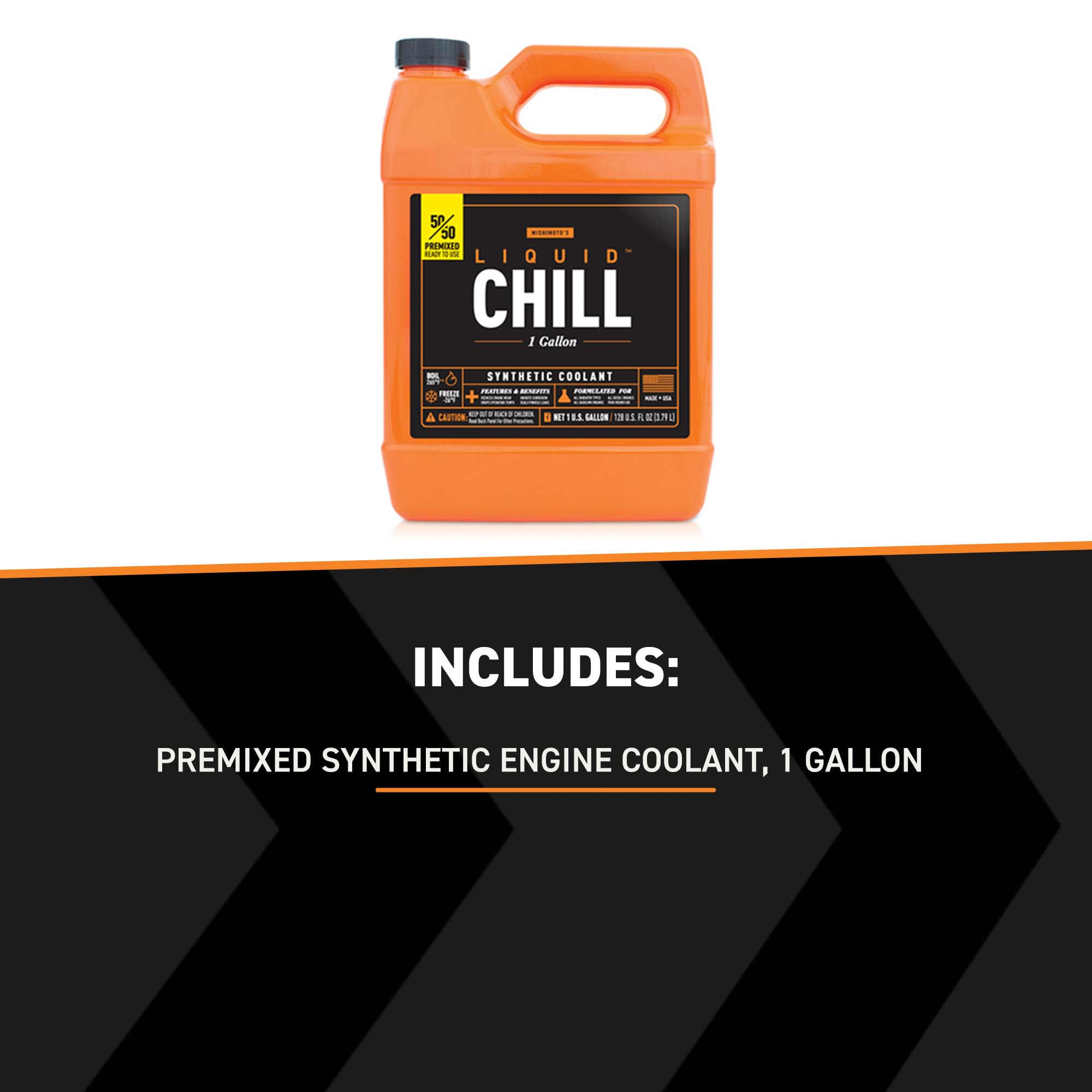 Mishimoto MMRA-LC-5050F Liquid Chill Premixed Synthetic Engine Coolant, 1 Gallon, Orange - Image 3