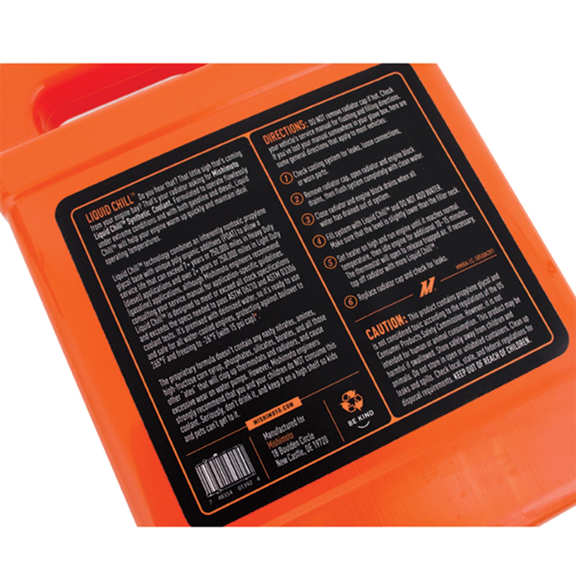 Mishimoto MMRA-LC-5050F Liquid Chill Premixed Synthetic Engine Coolant, 1 Gallon, Orange - Image 6