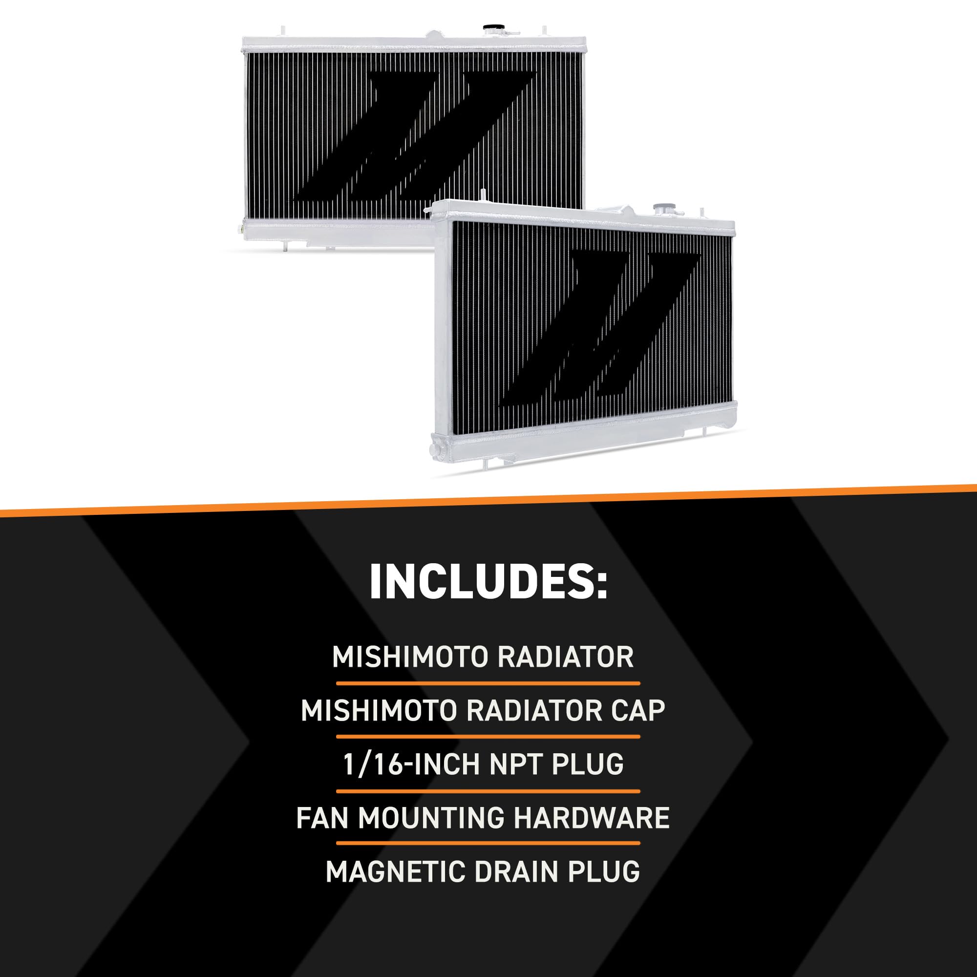 Mishimoto MMRAD-WRX-01 Performance Aluminum Radiator, Compatible with Subaru WRX & STI, 2001-2007, Silver - Image 3