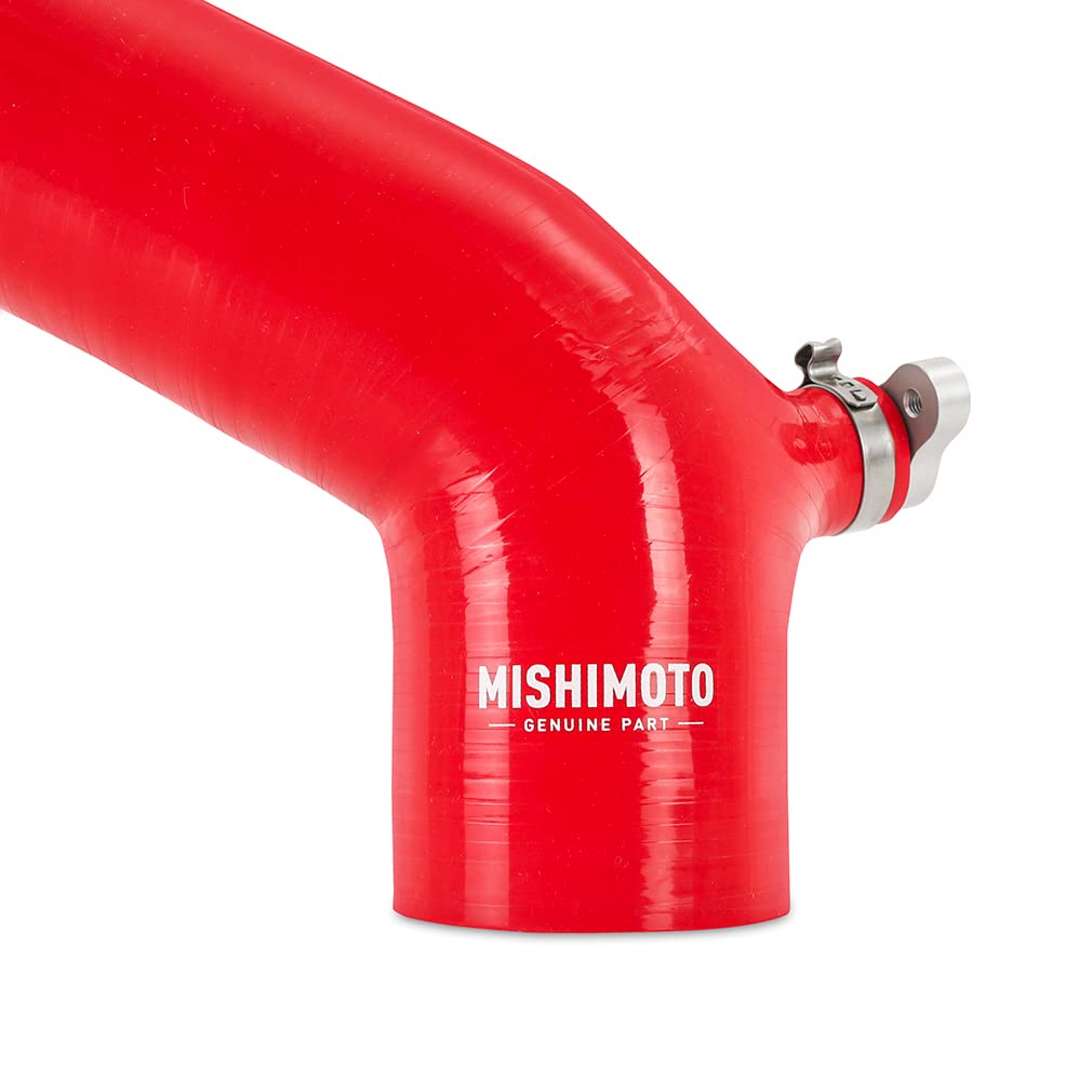 Mishimoto Silicone Charge Tube Compatible With Polaris RZR XP Turbo 2016+, Red - Image 5